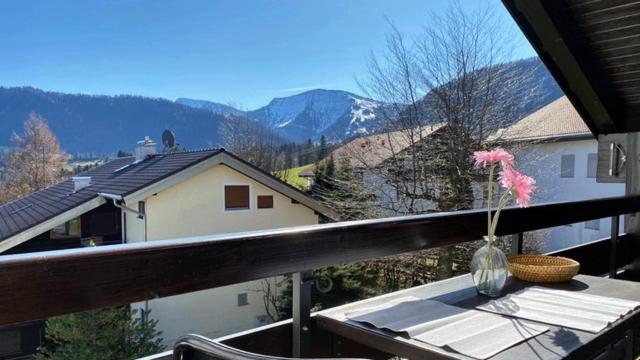 Bergwiese Mit Oberstaufen Plus Karte 외부 사진